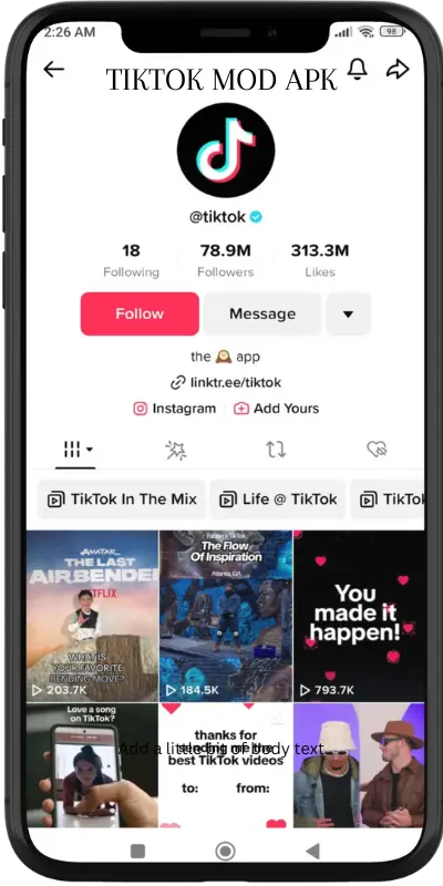 TikTok Lite APK Android screenshot
